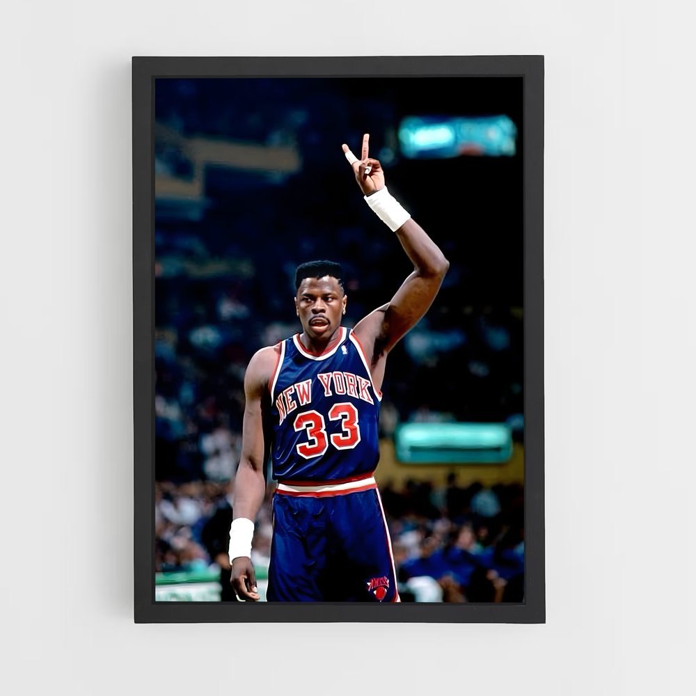 Poster L'Élan de Patrick – affiche Basketball (vue 2)